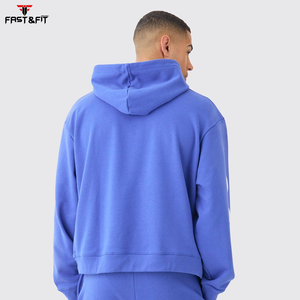 เสื้อกันหนาวมีฮู้ดผ้าโพลีเอสเตอร์ผ้าฝ้ายโพลีเอสเตอร์ไซส์ใหญ่ - Product Image 2