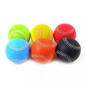 Prix d'usine Logo personnalisé cuir PVC 9 pouces divers poids tangage pratique formation balles de baseball lestées - Product Image 1