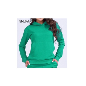 Sudadera con Capucha para Mujer SIMURA FASHIONS, Color Sólido, Tejido de Algodón, Manga Larga, para Otoño, con Bolsillos, Diseño Transpirable - Product Image 1