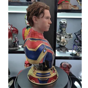Vente <span class=keywords><strong>en</strong></span> gros <span class=keywords><strong>Avengers</strong></span> GK Résine Modèle Spider-Man Buste Statue Anime <span class=keywords><strong>Film</strong></span> Télévision Iron Man Figure pour la décoration de la maison - Product Image 4