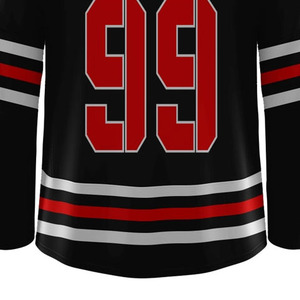 Vente chaude tendance mode conception personnalisée maillot de hockey sur glace bon matériel services OEM pour nom d'équipe vêtements de hockey sur glace à faible taux - Product Image 3