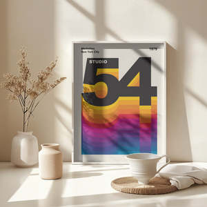 Mural de Pared Retro Design Studio 54 - Product Image 1