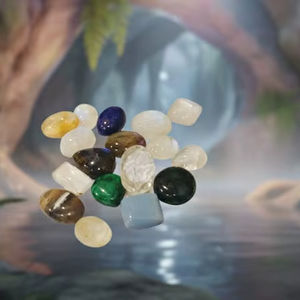 พลอยเทอร์ควอยซ์ทรงหยดน้ำคุณภาพ AAA แบบหลวม สำหรับทำเครื่องประดับ ลด 20% พร้อมของแถม - Product Image 2