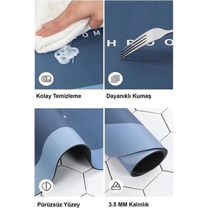 แผ่นรองอาบน้ำกันลื่นดูดซับน้ำได้ดีรูปทรงสี่เหลี่ยม - Product Image 3