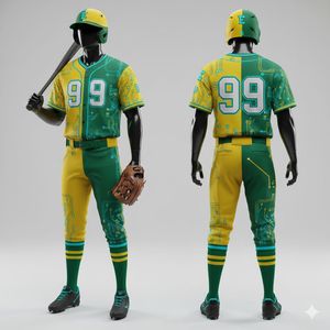 Ensemble d'uniformes de baseball personnalisés au design avancé pour les sports d'équipe, options d'impression complète, respirant, séchage rapide, matériau solide, parfait - Product Image 3