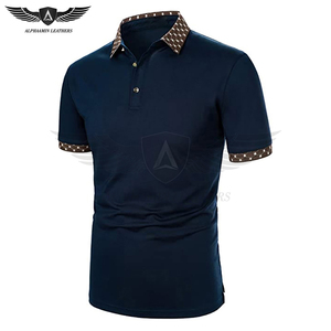 Chemises polo pour hommes de haute qualité, entièrement personnalisées avec logo imprimé, coupe ample, tissu respirant, très vendues - Product Image 3