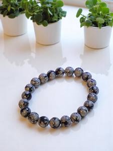 Pulsera Rudraksh estirable de piedras preciosas, venta al por mayor, banda de mano de cristal Natural, cristal Amayra, artesanías de piedra semipreciosa de alta calidad - Product Image 6