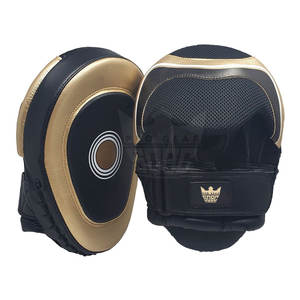 ถุงมือ MMA ฟอกซ์แพด หนังแท้ ปิดด้วยแถบตีนตุ๊กแก สำหรับชกมวย คิกบ็อกซิ่ง มวยไทย ซับเหงื่อ ผลิตในประเทศปากีสถาน - Product Image 6