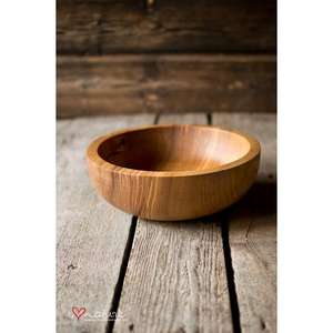 Suministros para Restaurantes, Tazón para Sopa, Plato para Servir Alimentos, Tazones de Madera Pulida, Tazón Grande de Acacia para Frutas y Pasta, Impresión de Logotipo Personalizado - Product Image 2