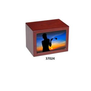Hot Selling Natural Wood Finished Cremation Adult Urn For Human Ashes With Free <b>Velvet</b> <b>Bag</b> - Product Image 6