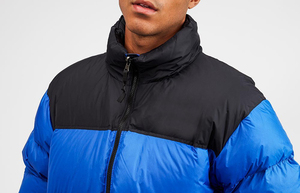 Veste matelassée imperméable coupe-vent à col montant avec logo frontal pour homme, impression personnalisée, service OEM ODM, dernier design - Product Image 6