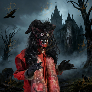 Verkaufsschlager: Animatronisches Geist-Zombie-Kostüm für Halloween-Geisterhäuser, Neuheit zum Fabrikpreis - Product Image 5