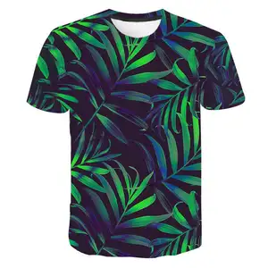 Yeni 2024 son tasarım yüceltilmiş baskılı yarım kollu erkek T shirt Casual yüksek kalite özel tasarım süblimasyon T shirt
