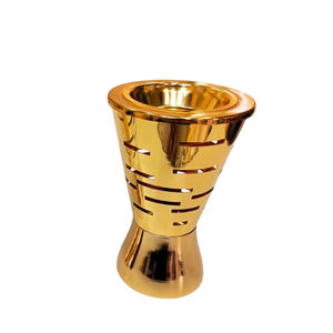 Difusor organizador de fragancias para restaurantes, quemador Bakhoor de Metal Dorado de la más alta calidad, soporte de incienso Mabkhara, quemador de carbón - Product Image 1