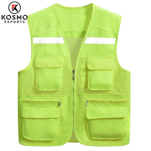 Chaleco de Seguridad Reflectante Impermeable de Alta Visibilidad al por Mayor, 3 Franjas Reflectantes, Logotipo Personalizado para Construcción y Seguridad Personal - Product Image 3