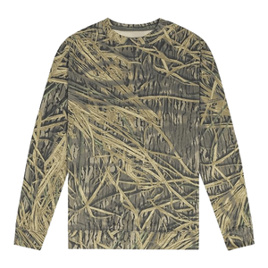 Vintage Crewneck Sweatshirt for Men Hunting Camo Shirt with Soft Cotton Blend for Casual Wear Camping & Hiking Sweatshirts - Product Image 3