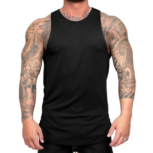 Wholesale Custom Logo Cotton Gym Sleeveless Tank Top for <b>Men</b> Fitness Workout Muscle <b>Stringer</b> Pakistani Design - Product Image 1