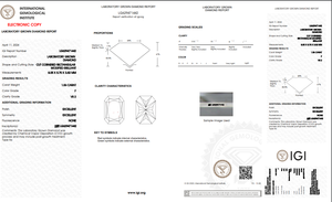1.56 ct Radiant Cut Lab-Grown Diamond IGI Certified F Color VS2 Clarity Lab-Stone - Product Image 5