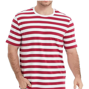 T-shirt décontracté à manches longues pour hommes de haute qualité 100% T-shirt blanc à col rond en pur coton avec motif à bas prix - Product Image 1