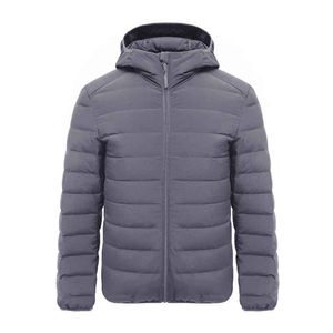 2026 hommes nouveau Style personnalisé léger matelassé doudoune surdimensionné capuche col montant chauffé hiver porter avant en gros - Product Image 6