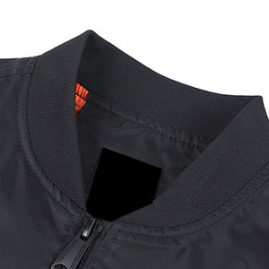 Blouson d'aviateur en toile coupe ajustée automne hiver 2022 pour hommes personnalisé coupe-vent respirant séchage rapide décontracté manches longues - Product Image 2