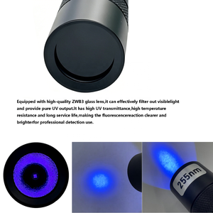 Lampe torche UV-C haute puissance S10 5W, lumière UV profonde 255nm, indice de protection IP66, batterie rechargeable 18650, pour la détection de roches fluorescentes et le <span class=keywords><strong>camping</strong></span> - Product Image 4