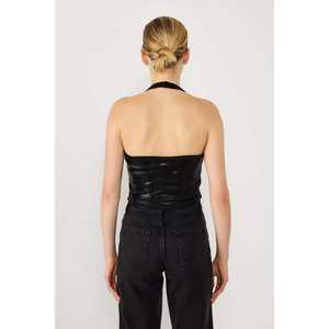 Chemisier court à col halter - Product Image 4