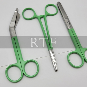 ชุดกรรไกรพยาบาล3ชิ้นพร้อมที่หนีบผ้าพิมพ์ที่จับสำหรับใช้ทางการแพทย์ - Product Image 3