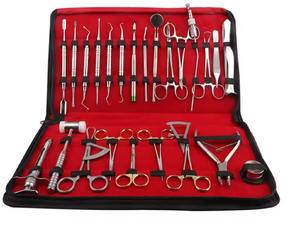 Instrumental Quirúrgico para Ombligo, Juego de 26 Piezas de Acero Inoxidable para Implantes Dentales, Certificado CE Clase I - Product Image 1