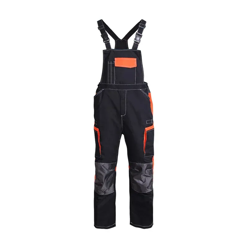 बिब समग्र कैजुअल वर्कर कपड़े प्लस साइज स्लीवलेस बिब पैंट नई डिजाइन औद्योगिक सुरक्षा वर्कवियर बिब पैंट