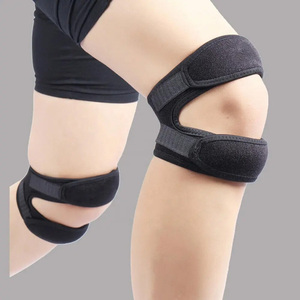 Wholesale MESS SPORTS Custom Logo Gym Dual <b>Straps</b> Open Patella Stabilizer Breathable Sports Gel Belt / 2024 Compression <b>Knee</b> - Product Image 3