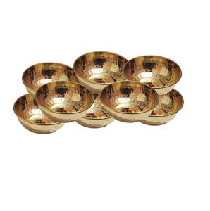 Bol en laiton martelé artisanal pour la décoration de la maison, service et usage Puja - Product Image 1