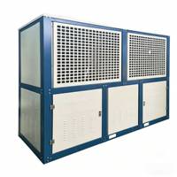 Unité de condensation à compresseur à piston refroidi par air de type coffret, moteur R404A, pour usage extérieur, chambres froides et congélateurs