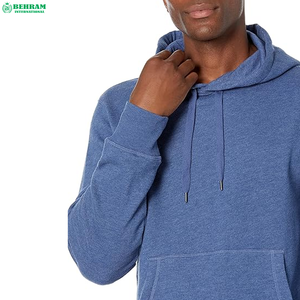 Sweat à capuche épais unisexe en molleton de coton French Terry, thermique et écologique, pour l'hiver et le streetwear, du fabricant professionnel - Product Image 3