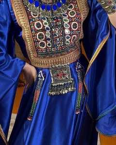ชุดเดรสสไตล์วินเทจงาน afghan kuchi งานปักพื้นเมืองของชนเผ่าชาวอัฟกานิสถานชุดกระโปรงสำหรับงานเทศกาลวัฒนธรรม - Product Image 2