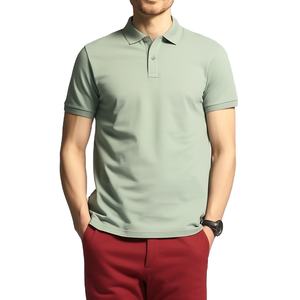 Camisas Polo Casuales de Algodón con Logotipo Bordado Personalizado para Hombre, Camiseta Polo de Golf de Algodón, Camisa Polo Pique para Hombre - Product Image 1