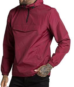 Veste coupe-vent à demi-zip en gros, vestes pour hommes, coupe-vent, randonnée, imperméable, anorak, veste coupe-vent - Product Image 5
