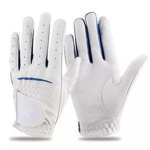 Fabricante directo de fábrica logotipo personalizado al por mayor Cabretta cuero piel de oveja guantes de golf Palma suave para deportes - Product Image 1