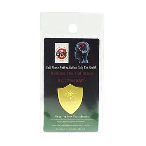 Autocollant de protection <span class=keywords><strong>anti</strong></span>-rayonnement plaqué or 24K <span class=keywords><strong>pour</strong></span> toute l'électronique, bloqueur EMF universel <span class=keywords><strong>pour</strong></span> <span class=keywords><strong>téléphone</strong></span> <span class=keywords><strong>portable</strong></span>, stock de puces - Product Image 3