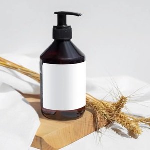 Bouteille cylindrique en plastique cosmétique PET de 300ml, conception d'épaule biseautée vide avec pompe pour emballage de shampooing revitalisant lotion - Product Image 6