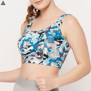 Soutien-gorge de sport pour femme, nouvelle conception tendance, fabrication professionnelle, logo personnalisé, respirant, logo frontal, soutien moyen, yoga - Product Image 5