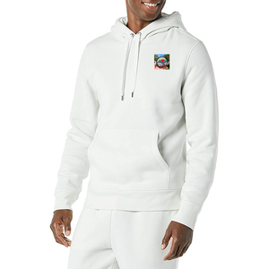 Los hombres ropa de impresión de logotipo personalizado chenilla parches sudaderas con capucha de manga larga bien profesional de calidad 100% algodón de peso pesado de diseño - Product Image 6