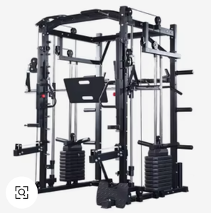 Stazione Multifunzione per Palestra Domestica, Attrezzatura per Esercizi, Macchina Smith, Power Rack, Stazione Multifunzione per Allenamento - Product Image 1