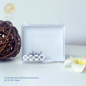 Pestañas Postizas Preformadas ELFA de Alta Calidad, 20D, 0.07mm, Curvatura B/C/CC/D/L/M, Tallo Largo, Fibra PBT Coreana, Extensiones de Pestañas Preformadas Vietnam - Product Image 1