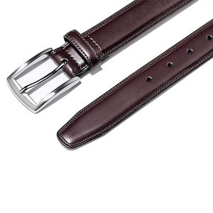 Nuevo Cinturón de Cuero Casual para Hombre, Hecho a Medida, de Cuero Vacuno Auténtico, con Hebilla de Acero, Accesorio de Moda - Product Image 4