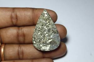 Top Qualité Incroyable Pyrite Druzy Cabochon Rare Pyrite Druzy Pierre Lâche Pour La Fabrication De Bijoux Incroyable Pyrite Druzy Gemstone.130Ct - Product Image 4