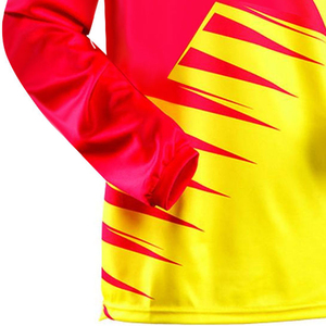 ชุดเสื้อและกางเกงมอเตอร์ครอสพิมพ์ลายแบบซับลิเมชั่น ผลิตจากโพลีเอสเตอร์ ระบายอากาศ กันลม แห้งเร็ว แผ่นผ้ายืดหยุ่น ให้การเคลื่อนไหวที่คล่องตัว - Product Image 5