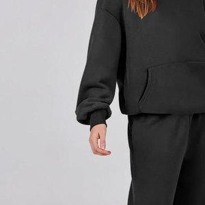 Meilleur prix personnalisé hiver solide poids lourd femmes pull survêtements jogging sportswear respirant course - Product Image 2