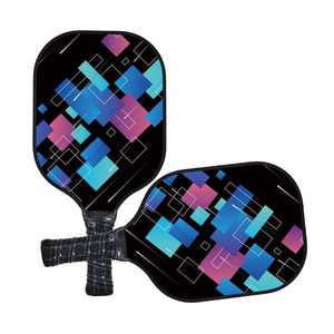 Pagaie de pickleball en fibre de carbone personnalisée en gros avec design AND1 Qualité supérieure pour les joueurs professionnels-Utilisation hiver et été - Product Image 3