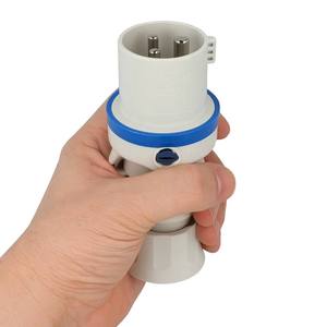 Spina e presa mobile blu industriale 2P + T 16A monofase 220V IP44 GW60004H - Product Image 6